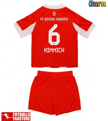 Bayern Munich Joshua Kimmich #6 Hemmatröja Barn 2025-26 Kortärmad (+ Korta byxor)